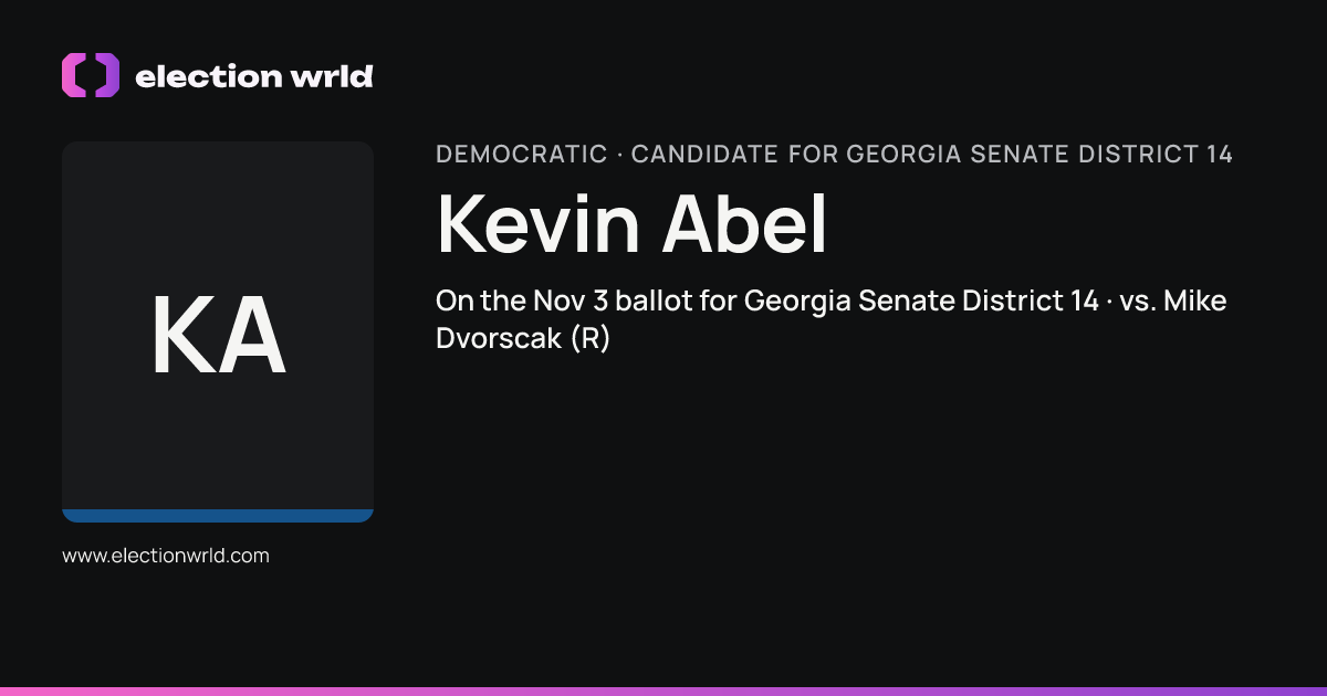 Profile card for Kevin Abel