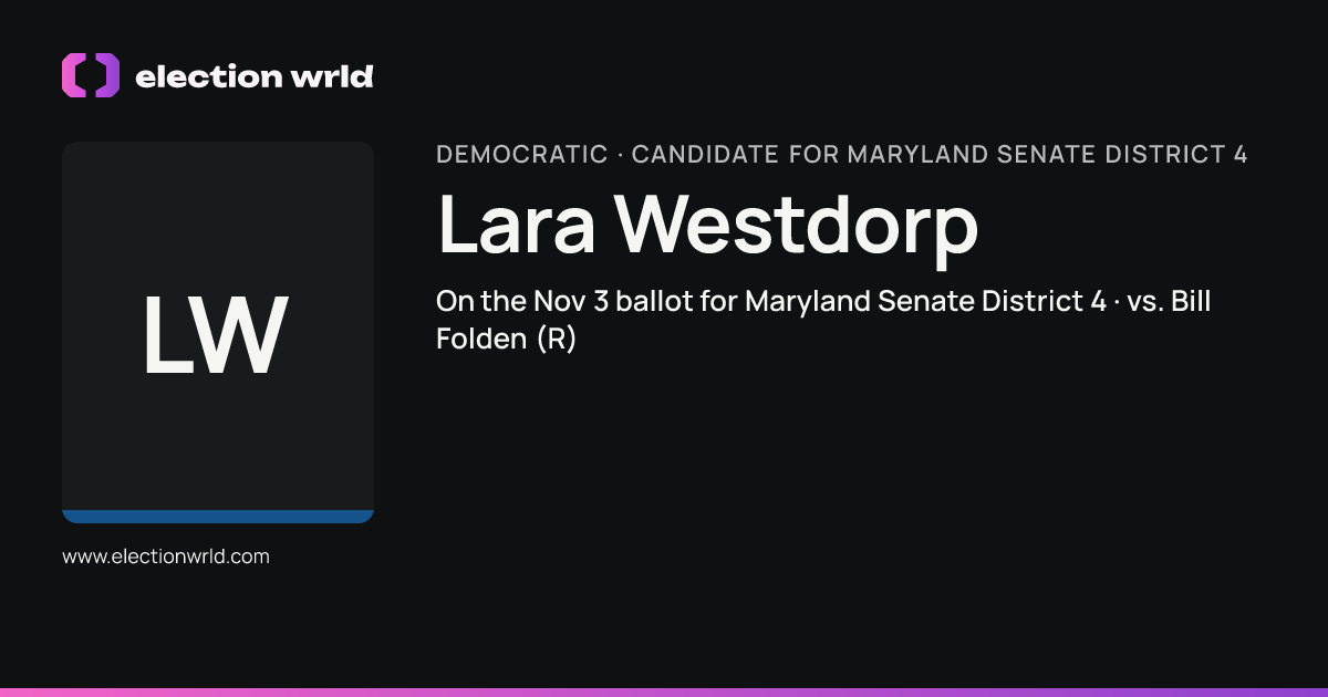 Profile card for Lara Westdorp