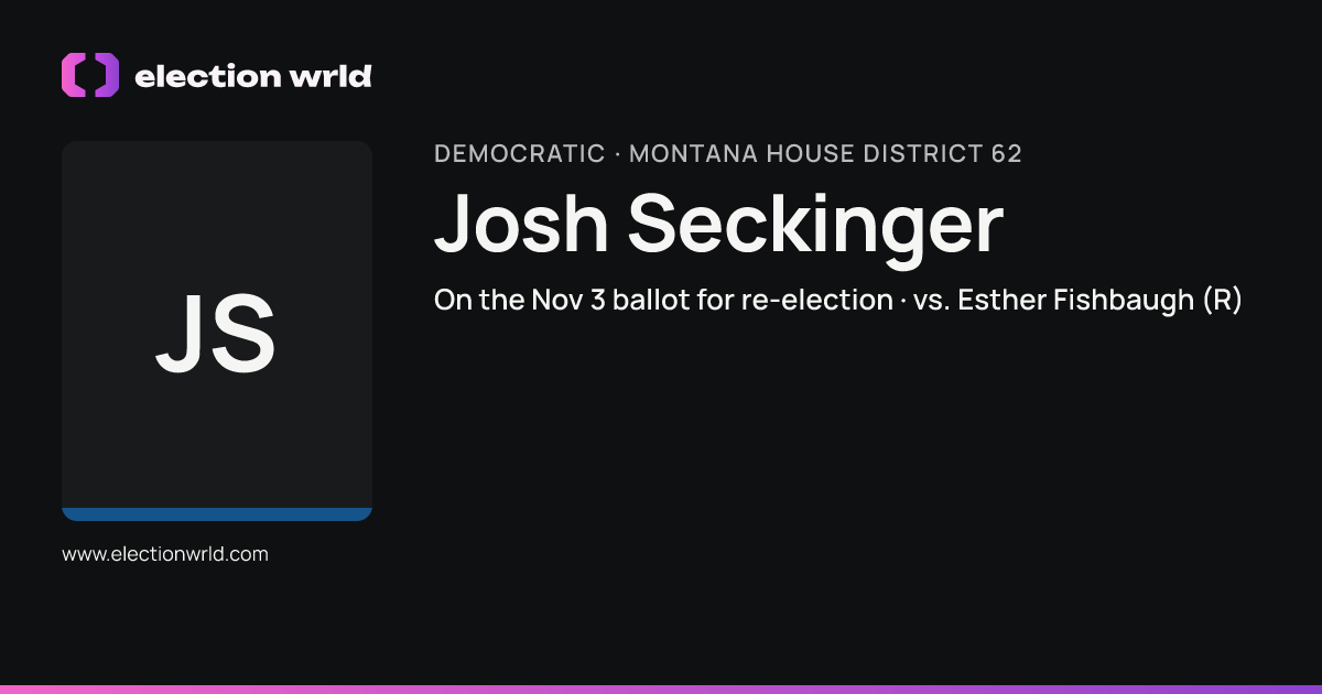 Profile card for Josh Seckinger