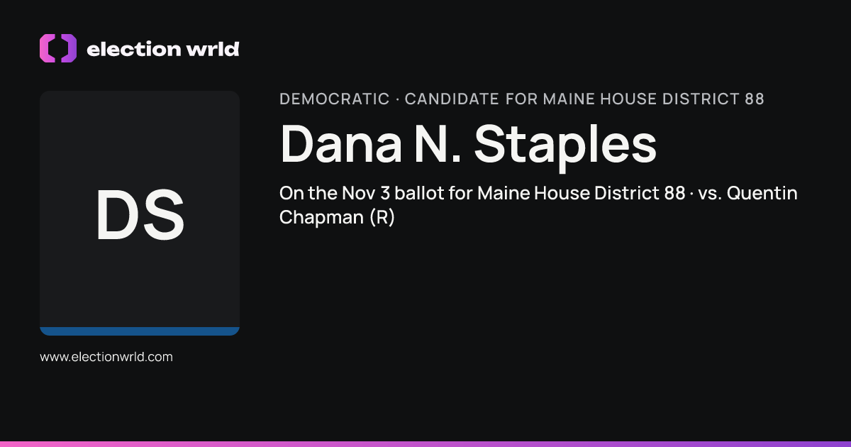 Profile card for Dana N. Staples