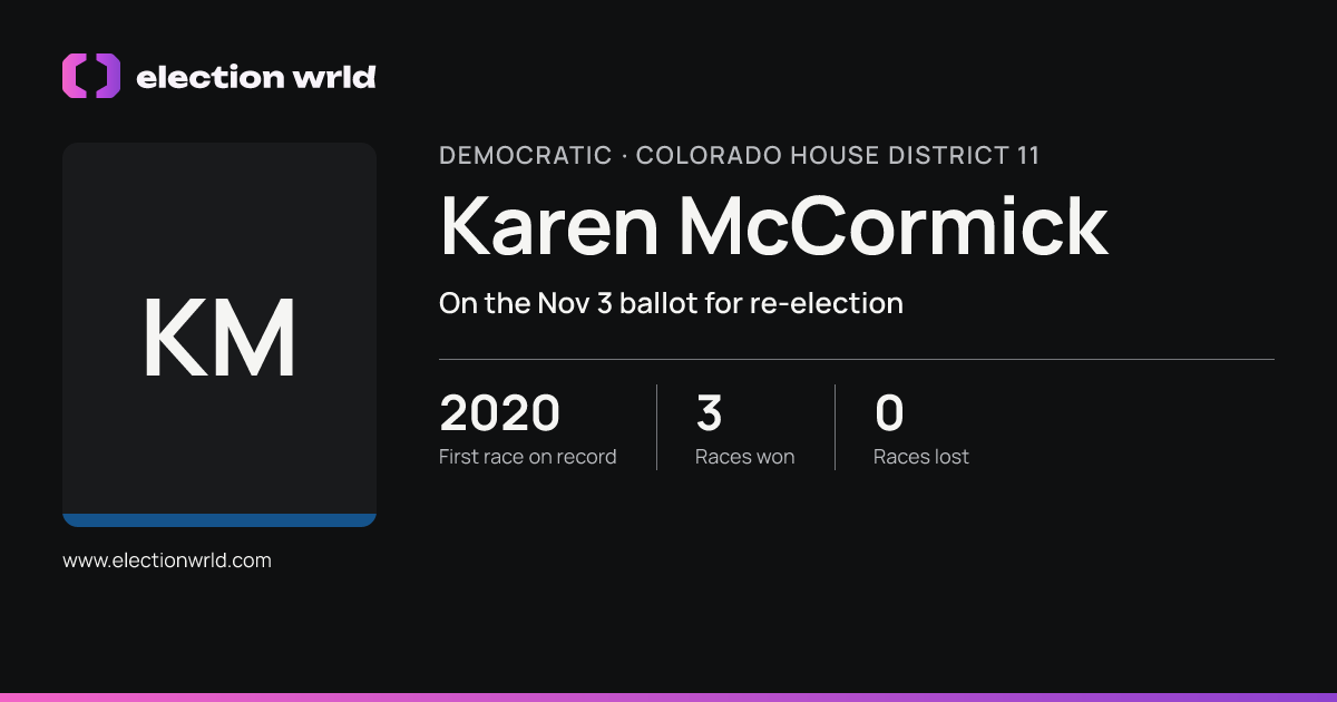 Profile card for Karen McCormick