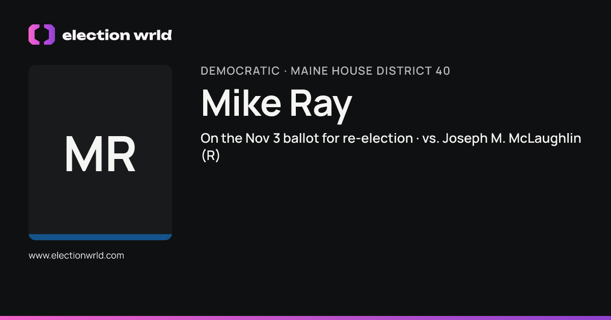 Profile card for Mike Ray