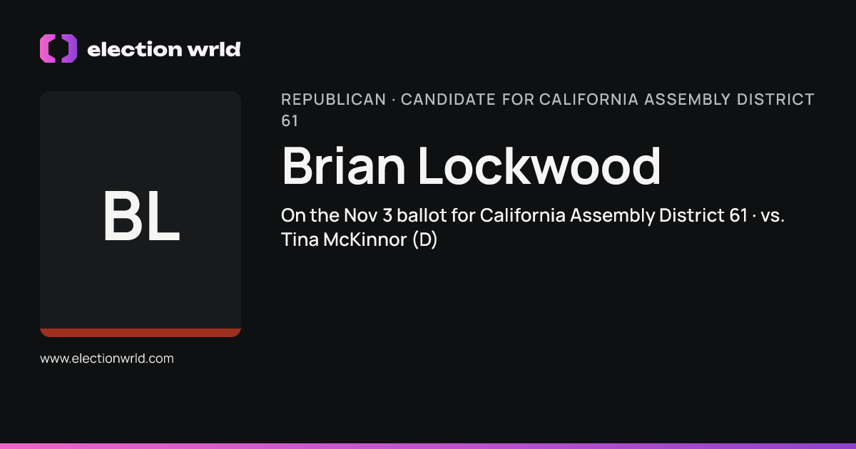 Profile card for Brian Lockwood