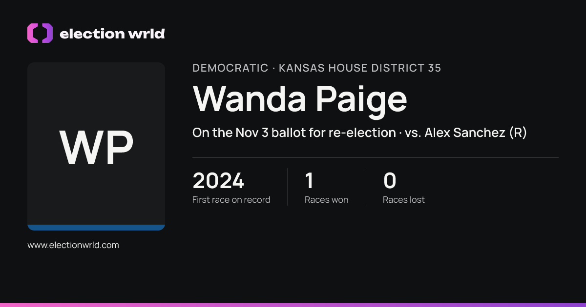 Profile card for Wanda Paige