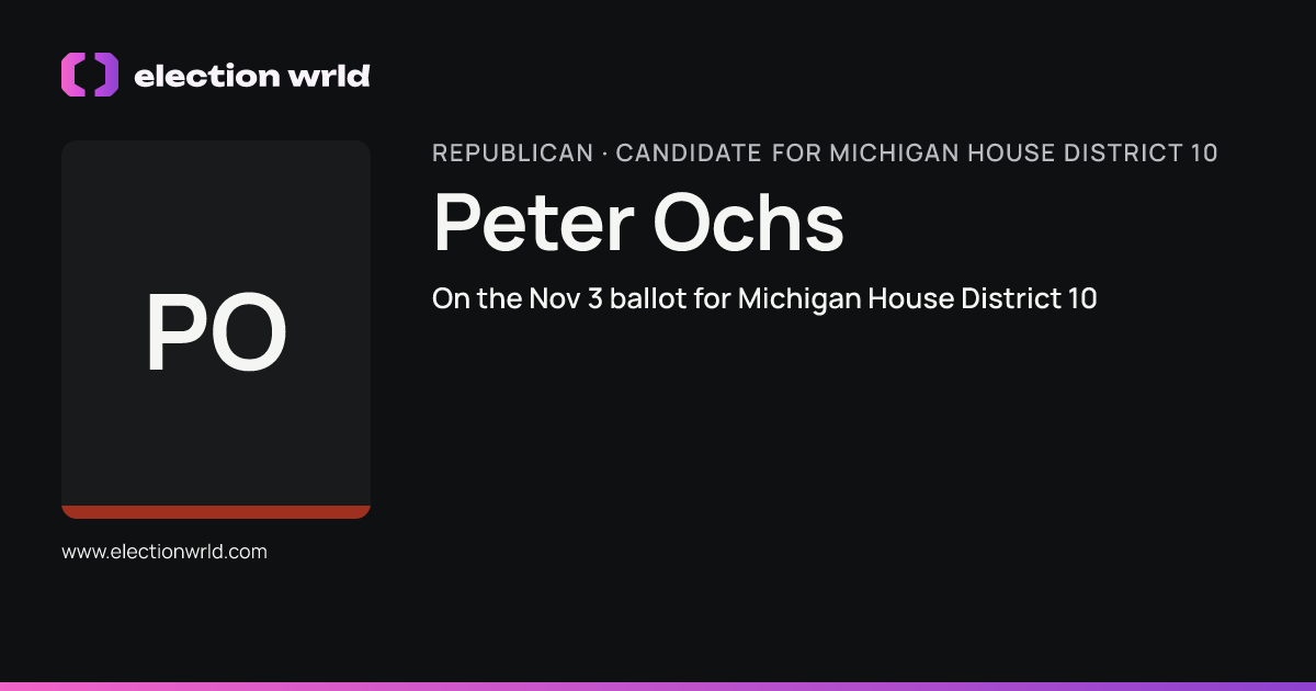 Profile card for Peter Ochs