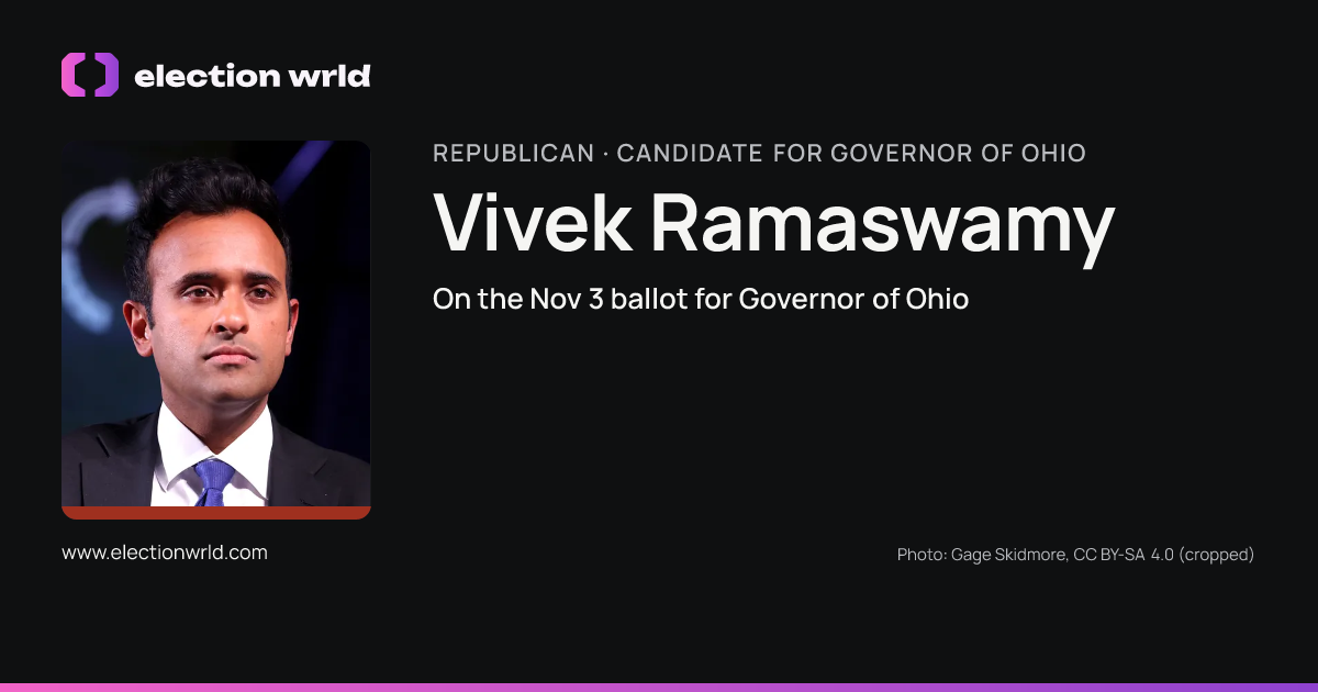 Profile card for Vivek Ramaswamy