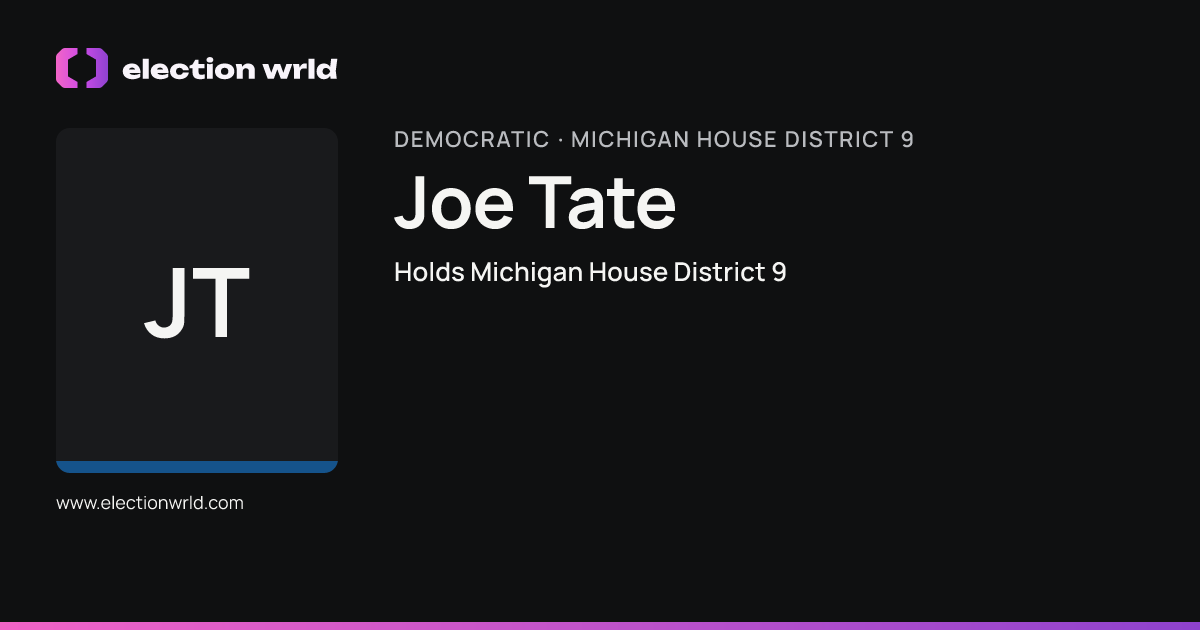 Profile card for Joe Tate