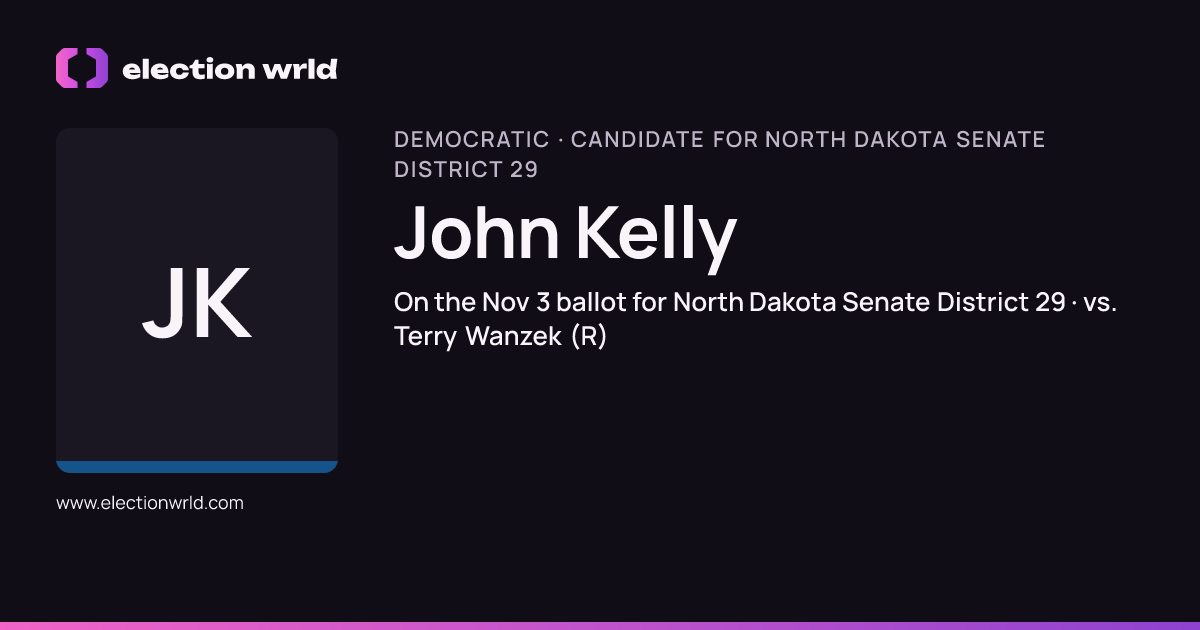 Profile card for John Kelly