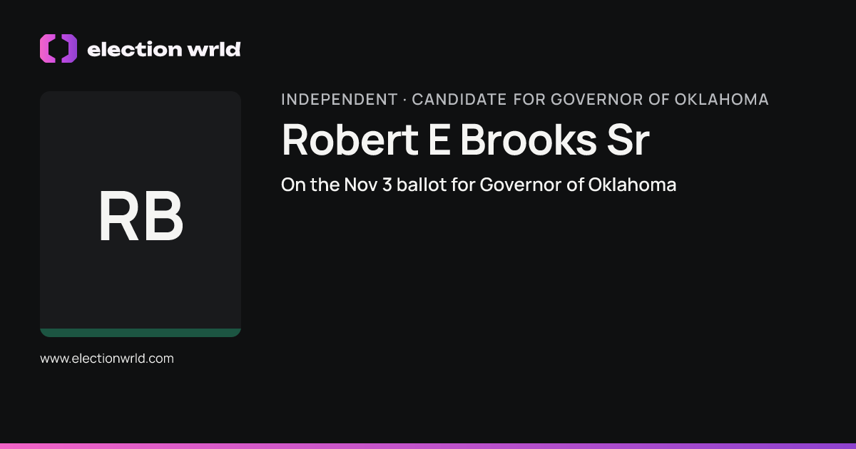 Profile card for Robert E Brooks Sr