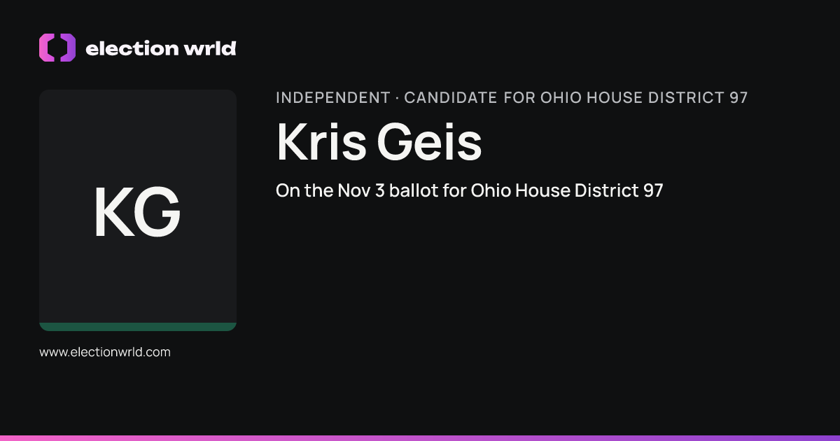 Profile card for Kris Geis
