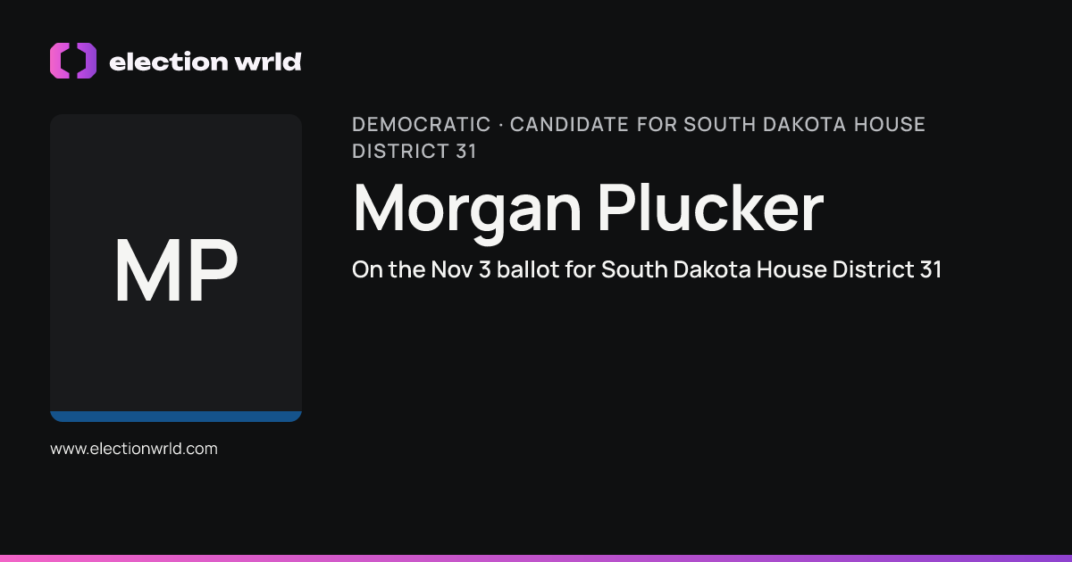 Profile card for Morgan Plucker