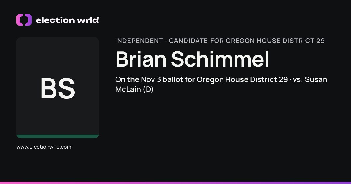 Profile card for Brian Schimmel