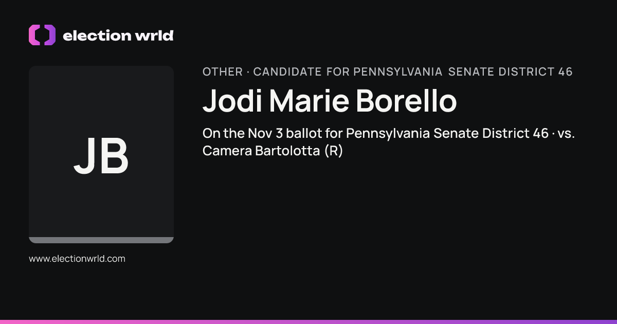 Profile card for Jodi Marie Borello
