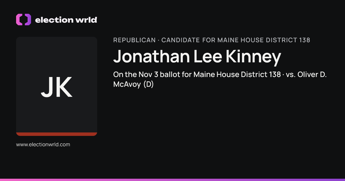 Profile card for Jonathan Lee Kinney