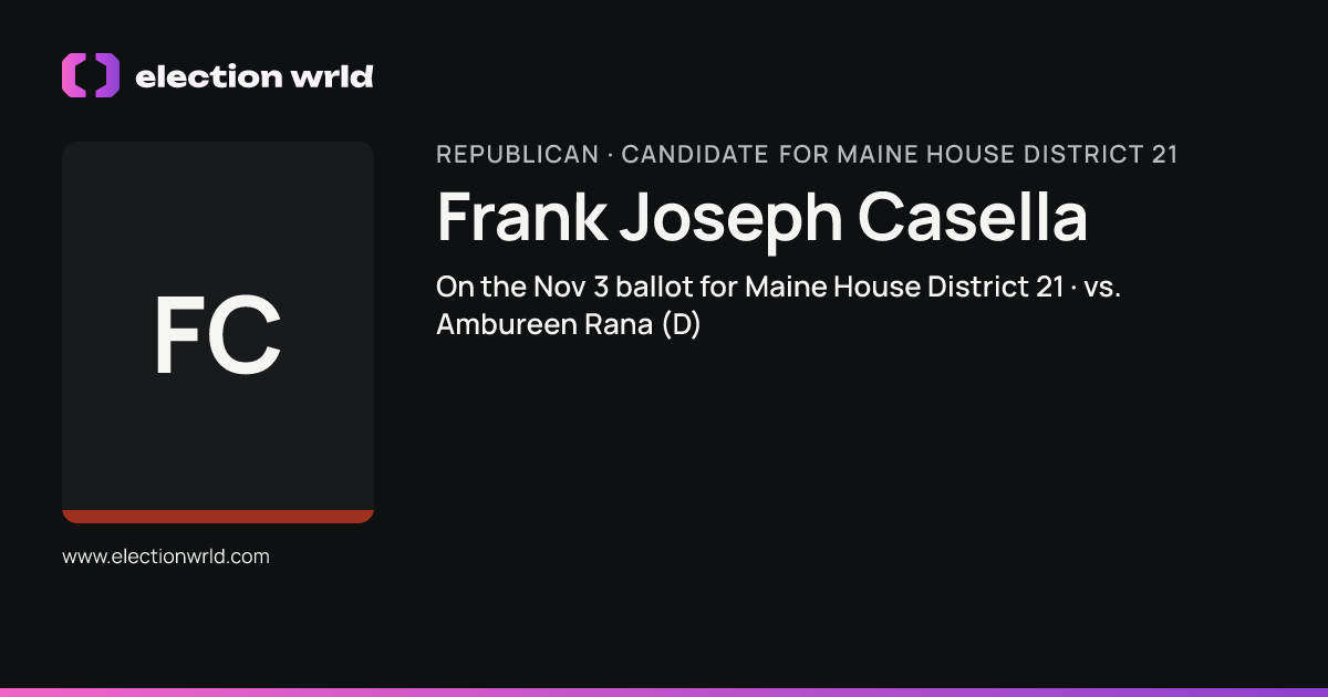 Profile card for Frank Joseph Casella