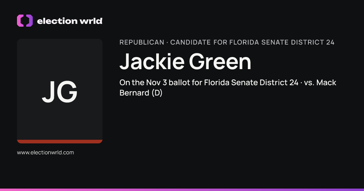 Profile card for Jackie Green