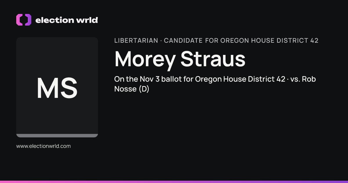 Profile card for Morey Straus