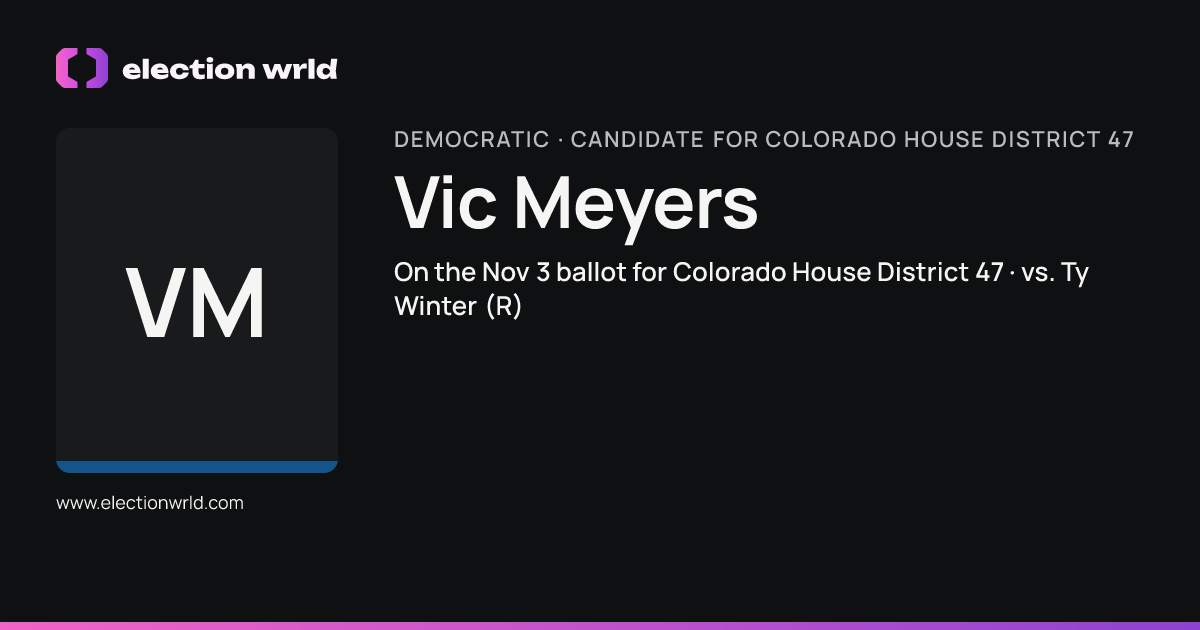 Profile card for Vic Meyers