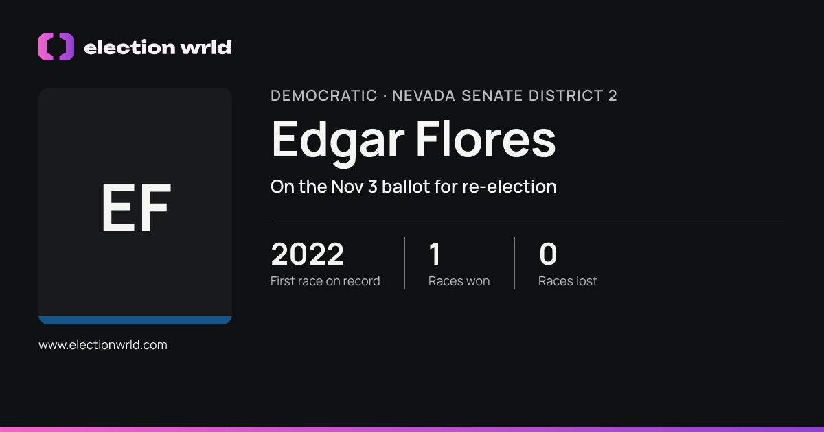 Profile card for Edgar Flores