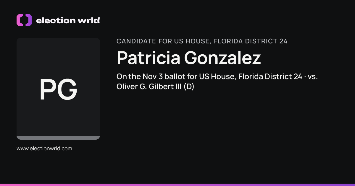 Profile card for Patricia Gonzalez