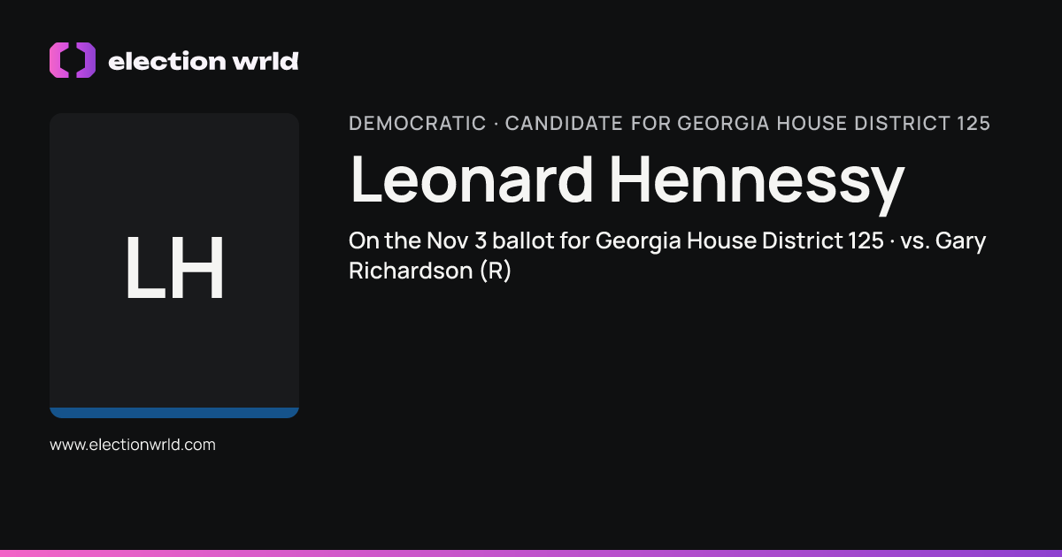 Profile card for Leonard Hennessy