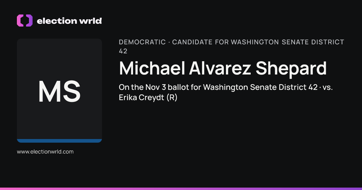 Profile card for Michael Alvarez Shepard