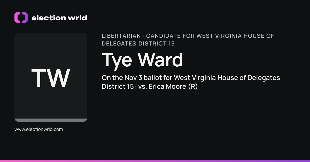 Profile card for Tye Ward