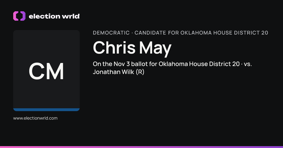 Profile card for Chris May