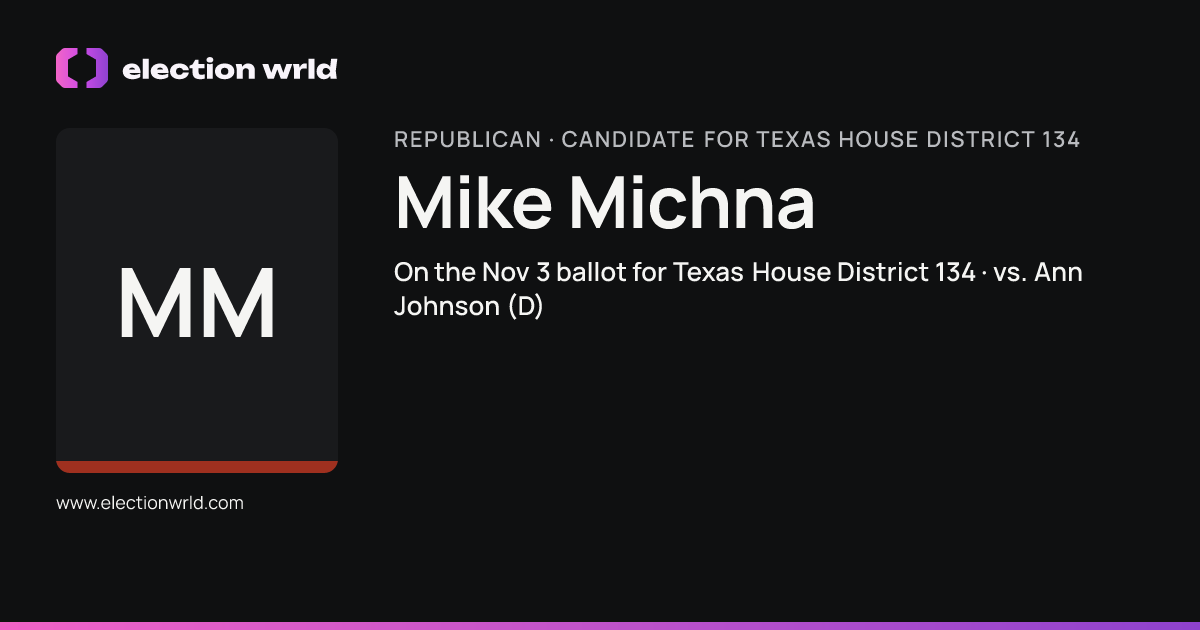 Profile card for Mike Michna