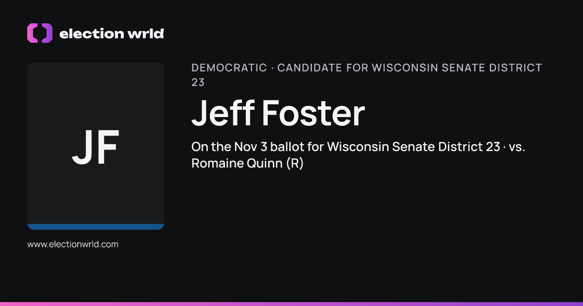 Profile card for Jeff Foster