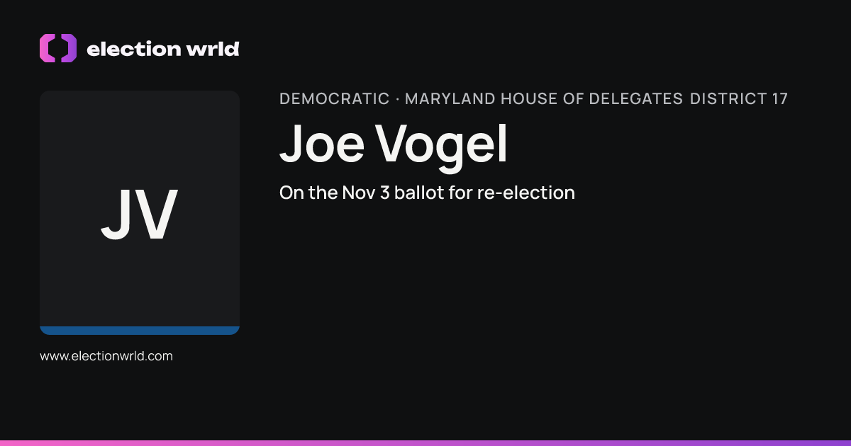 Profile card for Joe Vogel