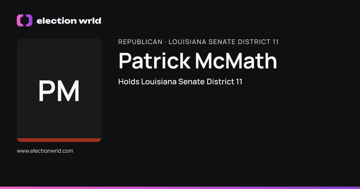 Profile card for Patrick McMath