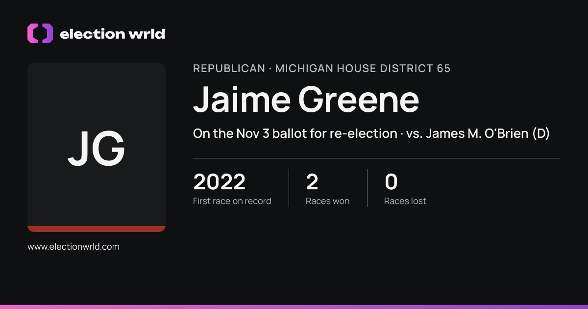 Profile card for Jaime Greene