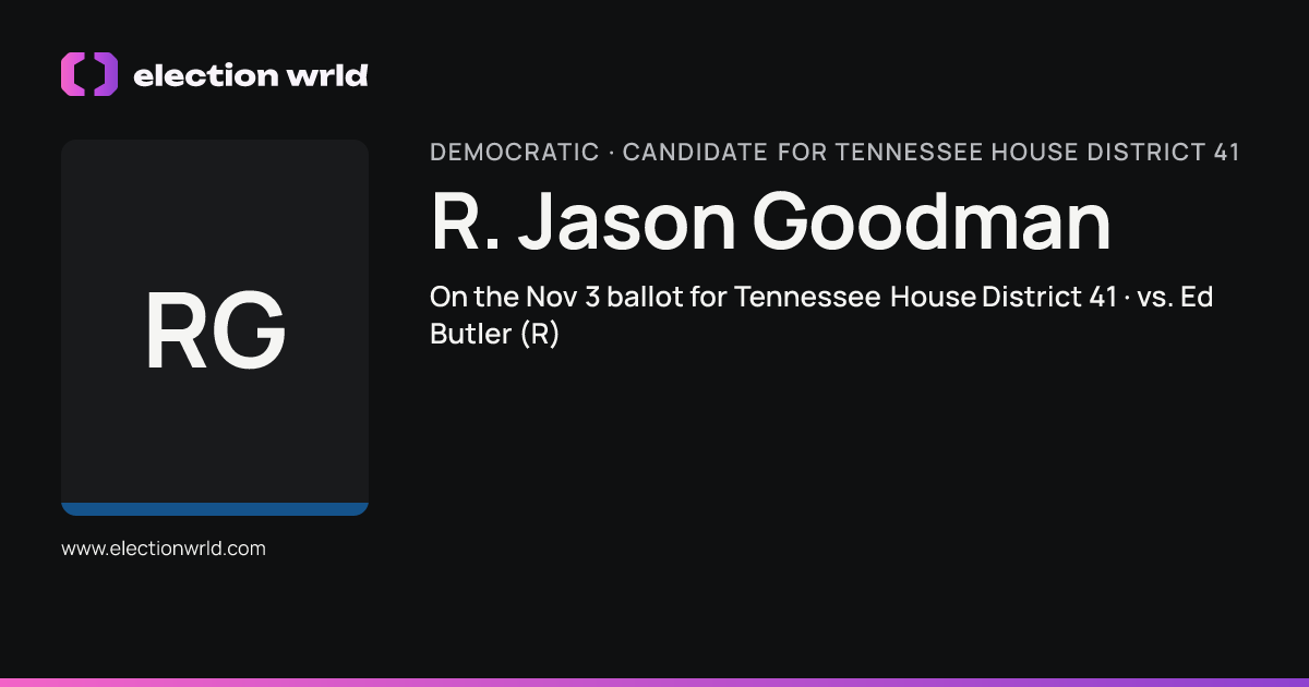 Profile card for R. Jason Goodman