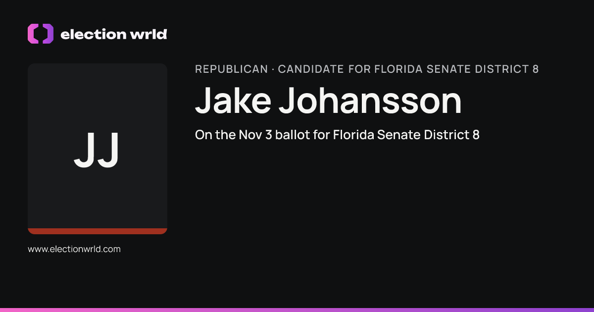 Profile card for Jake Johansson