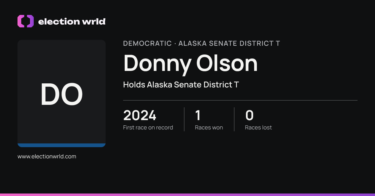 Profile card for Donny Olson