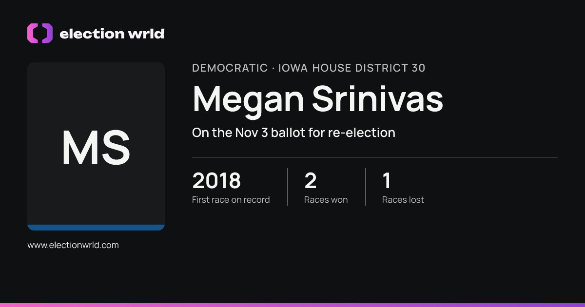 Profile card for Megan Srinivas