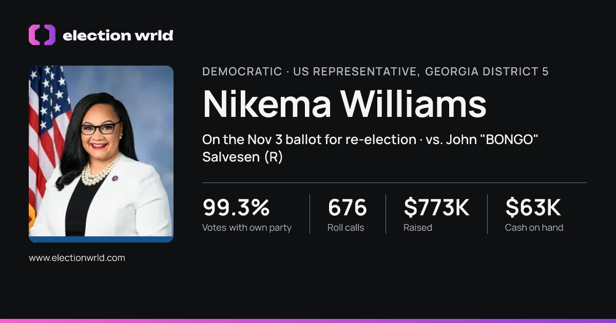 Profile card for Nikema Williams