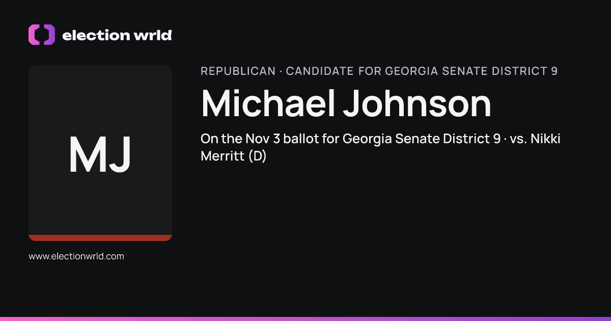 Profile card for Michael Johnson