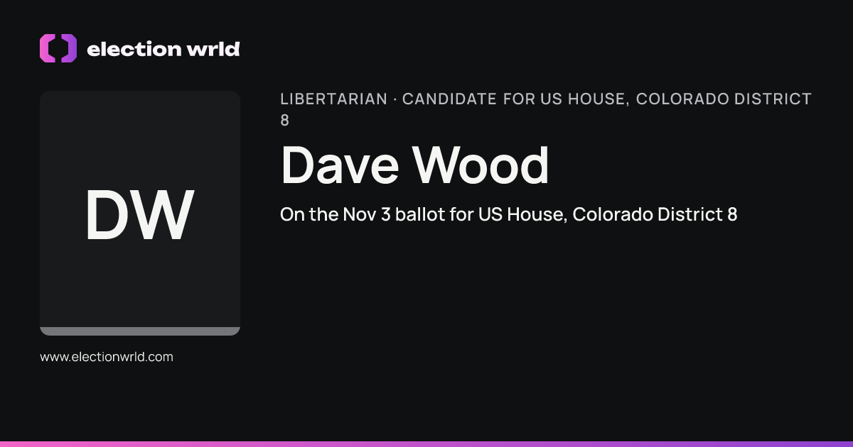 Profile card for Dave Wood