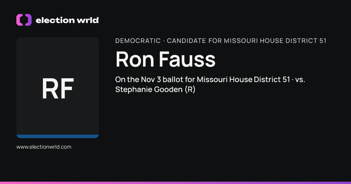 Profile card for Ron Fauss
