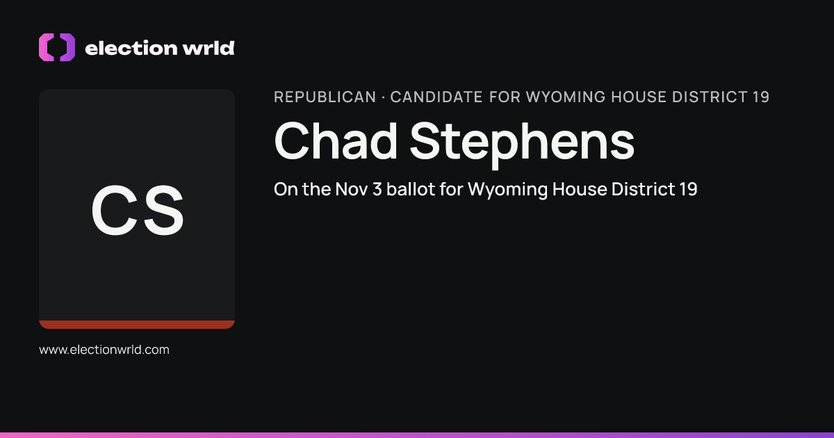 Profile card for Chad Stephens