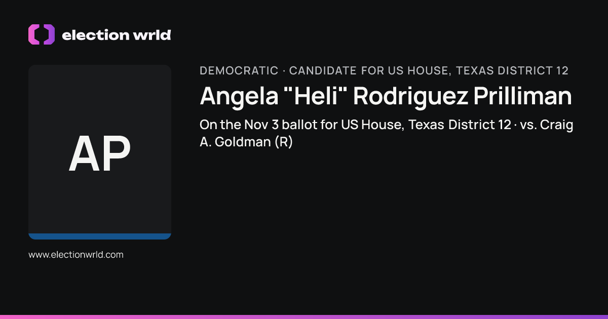Profile card for Angela "Heli" Rodriguez Prilliman