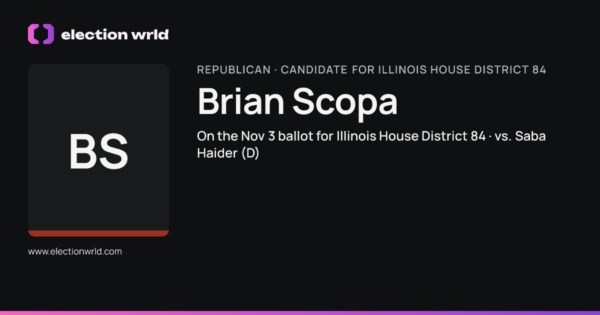 Profile card for Brian Scopa