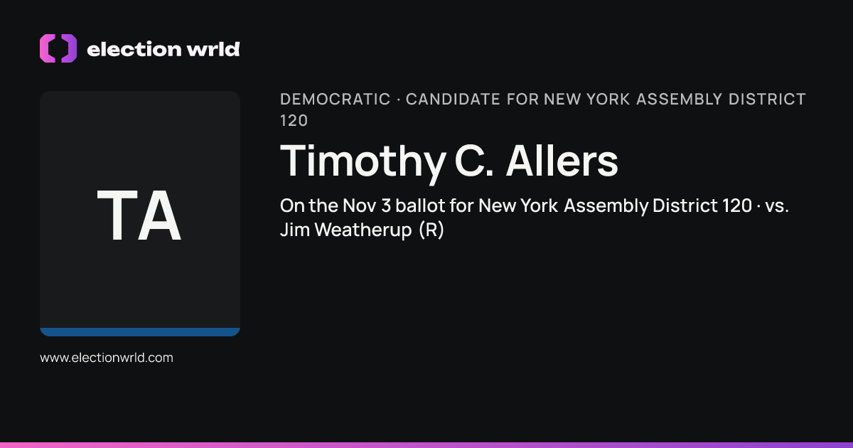 Profile card for Timothy C. Allers