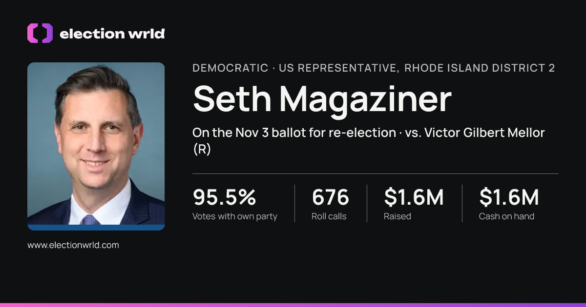 Profile card for Seth Magaziner