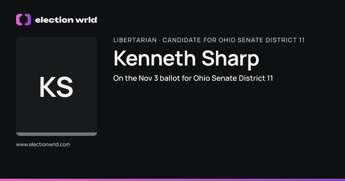Profile card for Kenneth Sharp