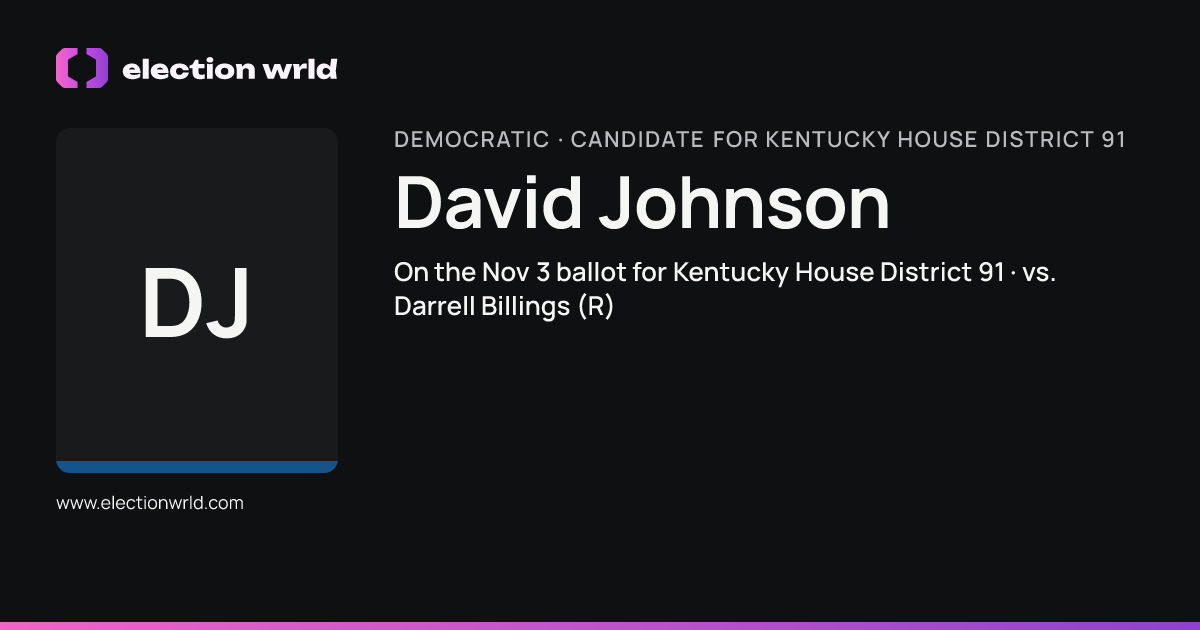 Profile card for David Johnson