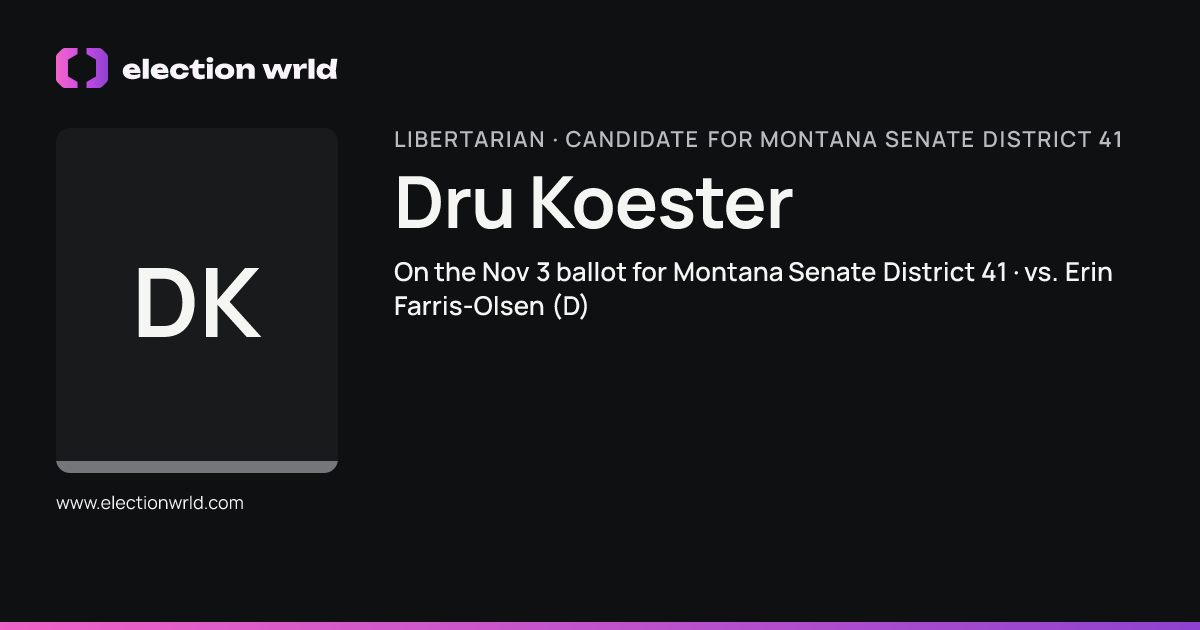 Profile card for Dru Koester