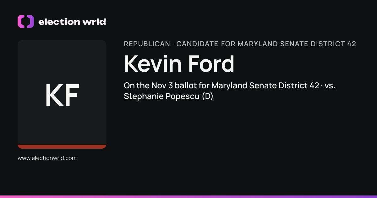 Profile card for Kevin Ford